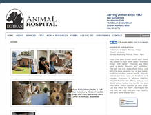 Tablet Screenshot of dothananimalhospital.com